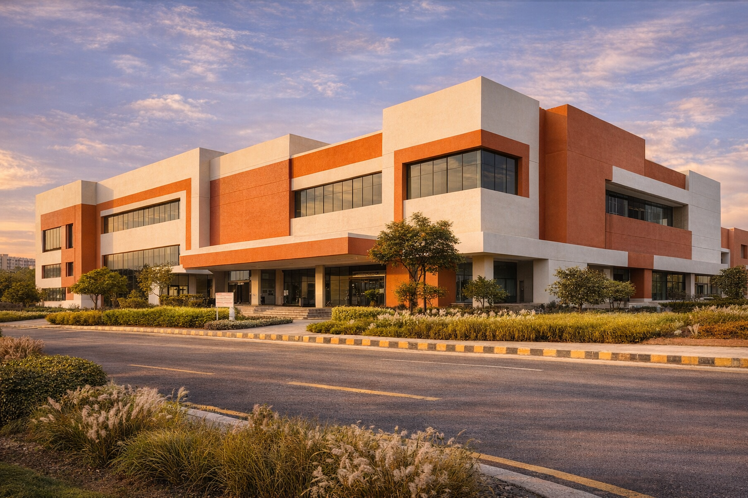 Large commercial building project by Infinity Colours